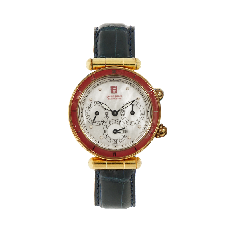 Replica Gerald Genta Monte Carlo Time Monte Carlo Time in Stainless Steel With Yellow Gold Plating G3031.7 G3031.7